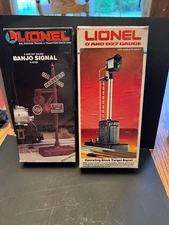 Vintage Lionel Operating Block Target Signal & Banjo Signal 1980's