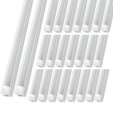 24 Pack 2FT LED Tube Light Fixture T8 Integrated 20W 2500LM 6000K Cool White