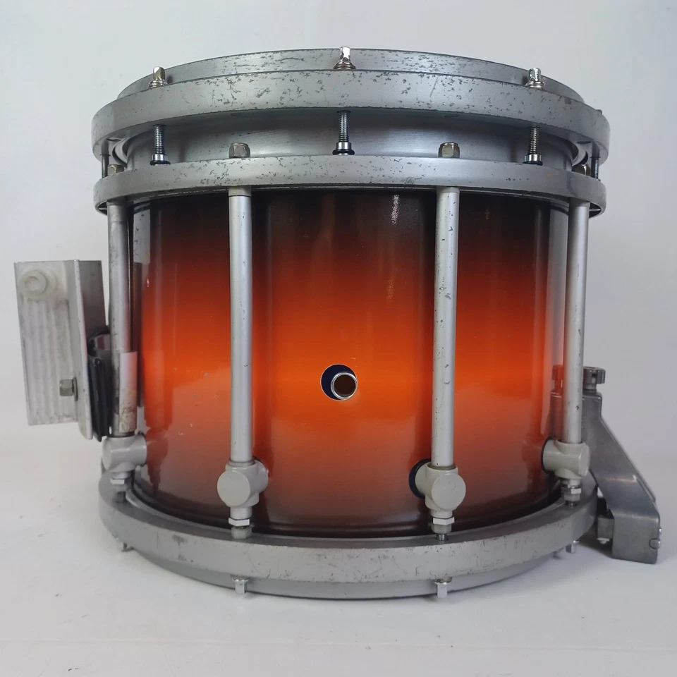 Yamaha 11x13" SFZ 9300 Marching Snare Drum Cherry-Black Fade Japan Die-Cast Rims - Image 4 of 4