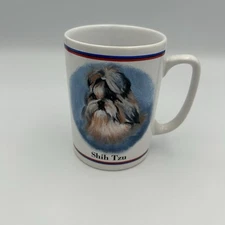 SHIH TZU Mug by Artist R Maystead for Papel Thailand Breed Facts Dog Lovers