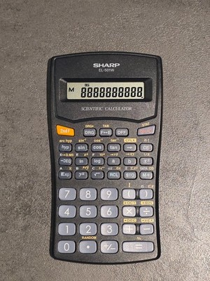 SHARP EL-501W / Taschenrechner / Uni, Ausb. o. Schule / Scientific Calculator