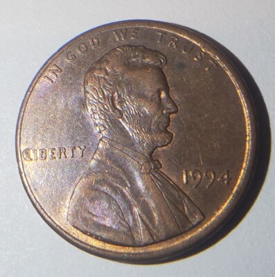 1994 Lincoln Cent DDR-001 Strong Extra Column  Error SEE PICS!