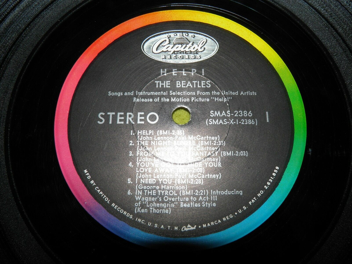 The Beatles - Help! Original Soundtrack 1965 USA SMAS-2386 Stereo