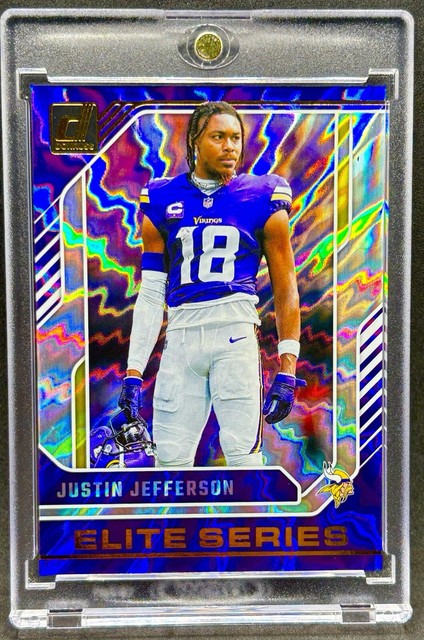 Justin Jefferson Hyper Refractor Panini Vikings Mint