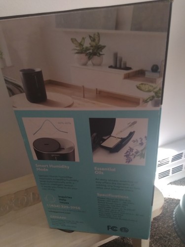 Geniani Huron Cool Mist Humidifier W/ Oil Diffuser Feature - Picture 3 of 9