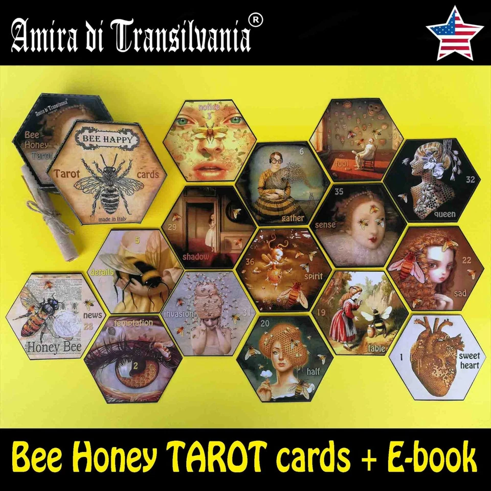 Ask Me Now a Consultation with Honey Bee Tarot Card Deck Cartomancy Tell Fortune - Image 2 of 4