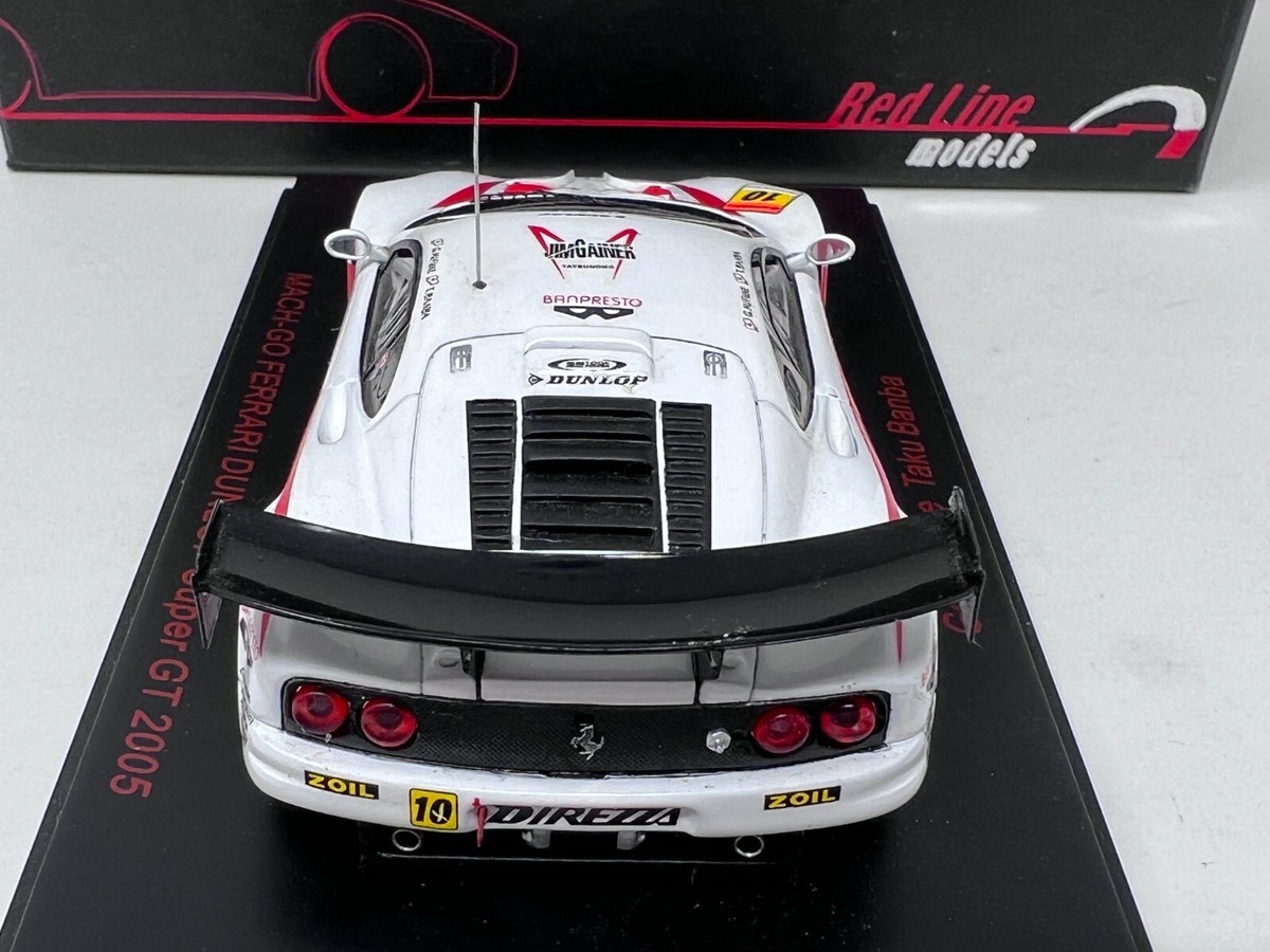 1/43 Redline EBBRO Mach-Go Ferrari Dunlop #10 Super GT 300 1/43 Redline EBBRO Mach-Go Ferrari Dunlop #10 Super GT 300