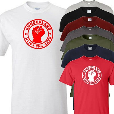 sunderland keep the faith t shirt