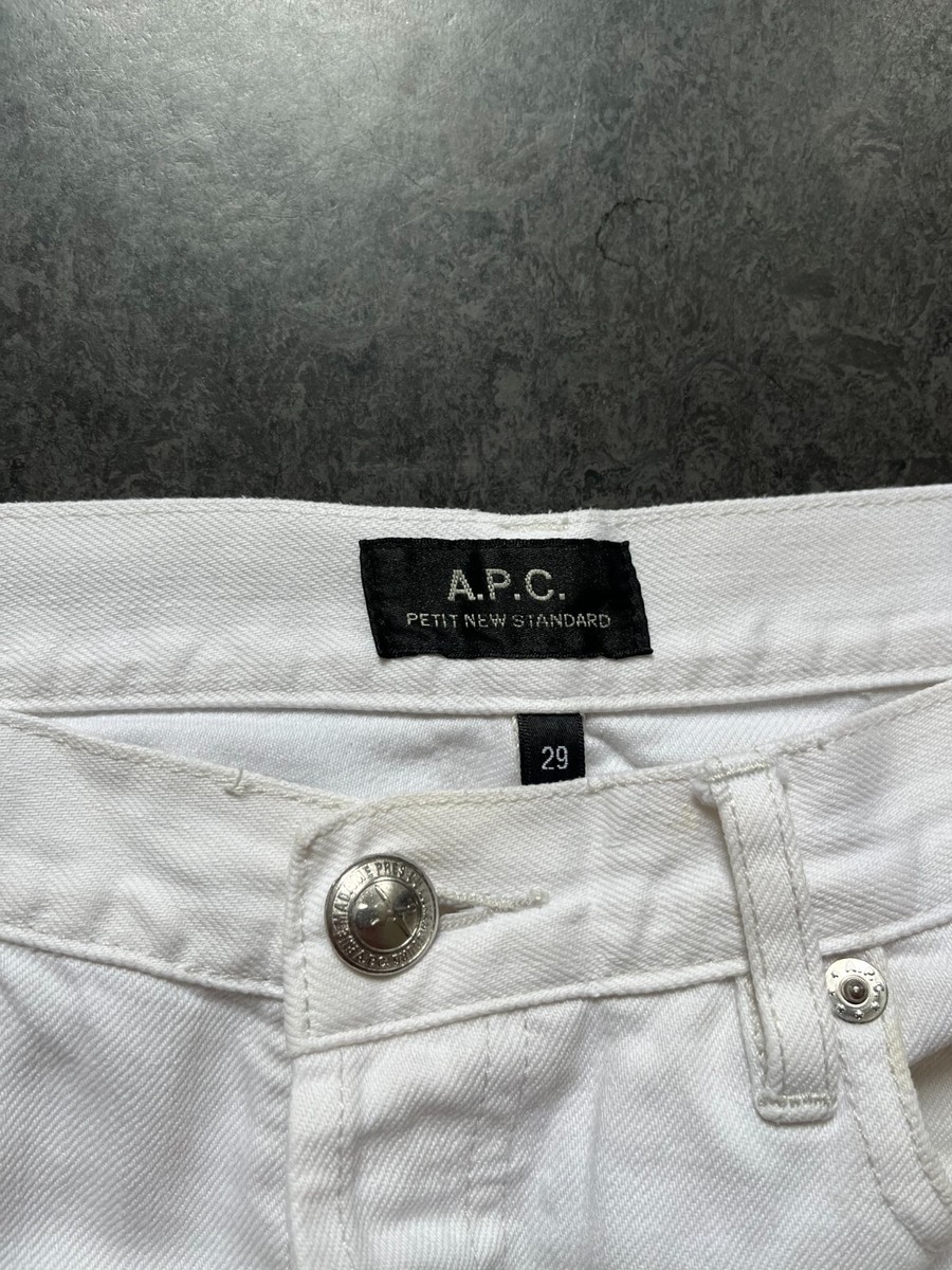 A.P.C. PETIT NEW STANDARD JEAN 29 WHITE | eBay