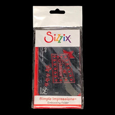ELLISON SIZZIX SIMPLE IMPRESSIONS EMBOSSING FOLDER - GLAMOUR GIRL