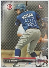 2017 Bowman Prospects #BP100 Kevin Maitan 1st - Atlanta Braves