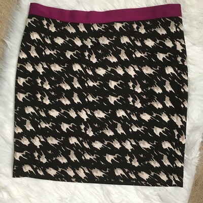 The Limited Women's Stretch Pencil Skirt Back Zipper PLUS 16W B10