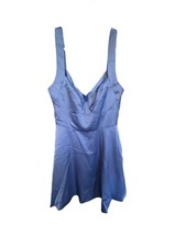 Lulus Womens Blue Satin Mini Dress Size S NWT