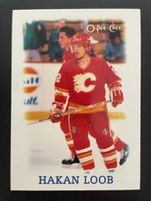 Hakan LOOB 1988-89 O-Pee-Chee Mini Card #21 Calgary Flames