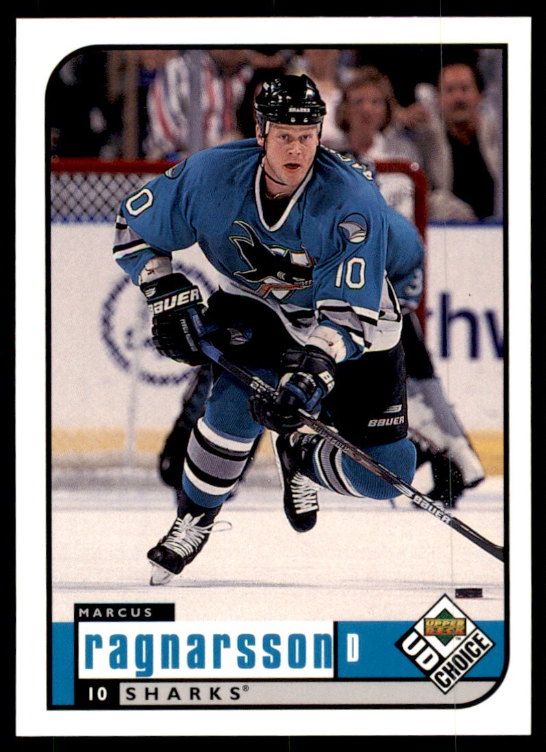 Marcus Ragnarsson 1998-99 UD Choice #178 San Jose Sharks