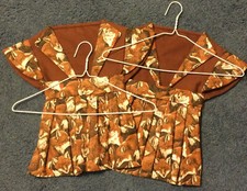  2 BRAND NEW  Beautiful Handmade Diaper / Toy Holders w cute Baby Foxes Design