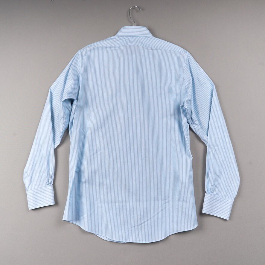 Brooks Brothers Shirt 16 36/37 Blue Stripe Regent Fit Non