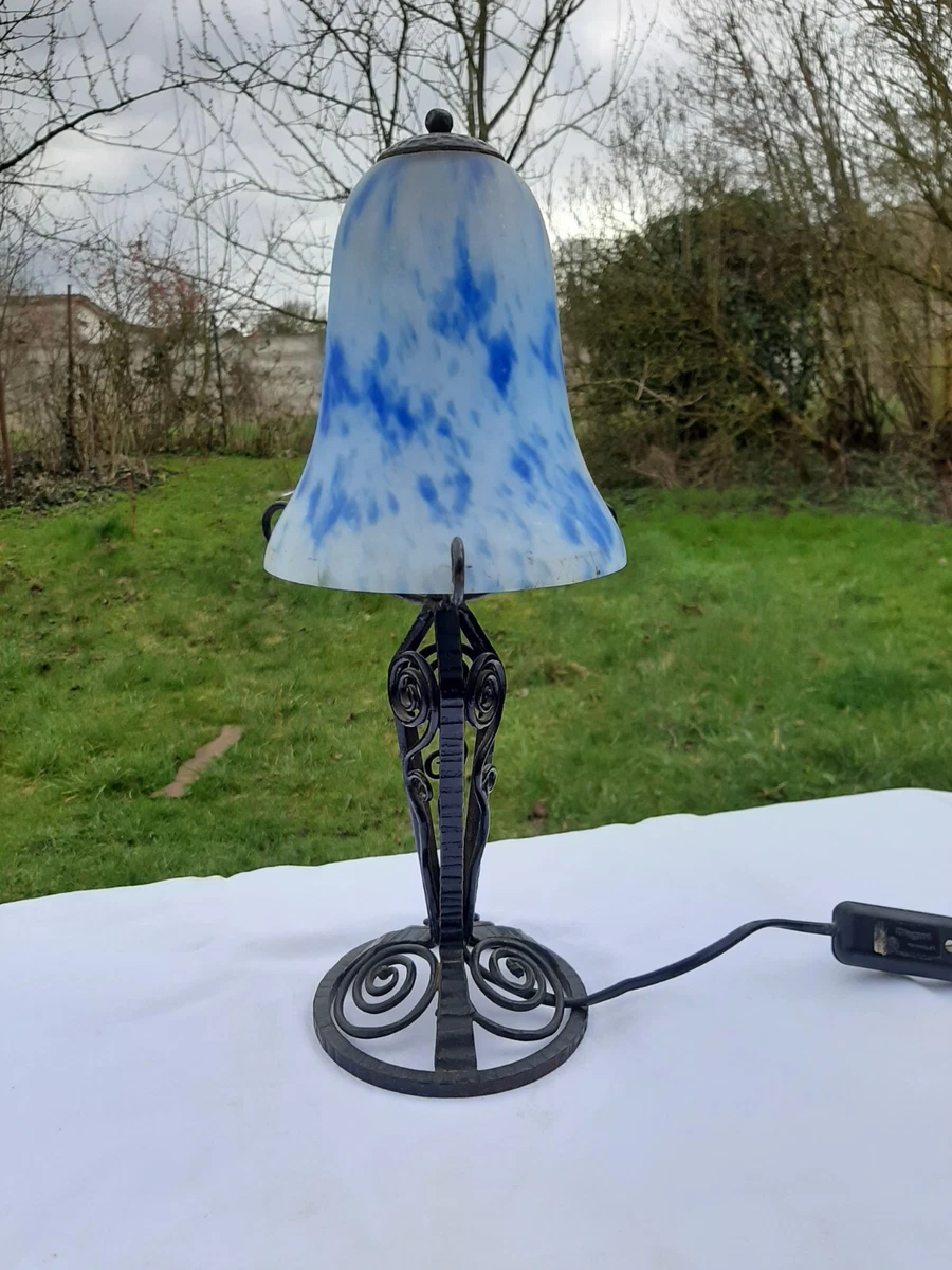 Paire De Lampes Anciennes Pour Chandelier / Autocar En Acier Et Verre Biseauté Par Veritas (occasion, UK)
