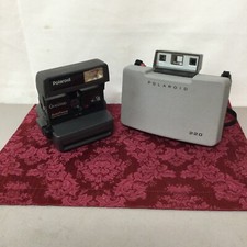 Lot Of Two Polaroid Instant Cameras Untested