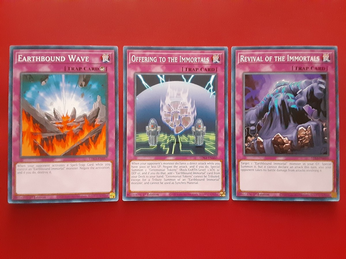 yugioh duel links earthbound immortal deck Yugioh Earthbound Immortal Deck 46 Cards Complete Budget Tournament Ready  NM