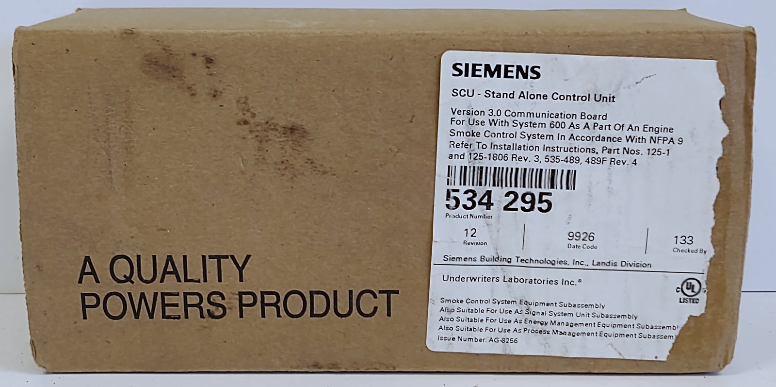 Siemens 534-295 Printed Circuit Board for Use with System 600