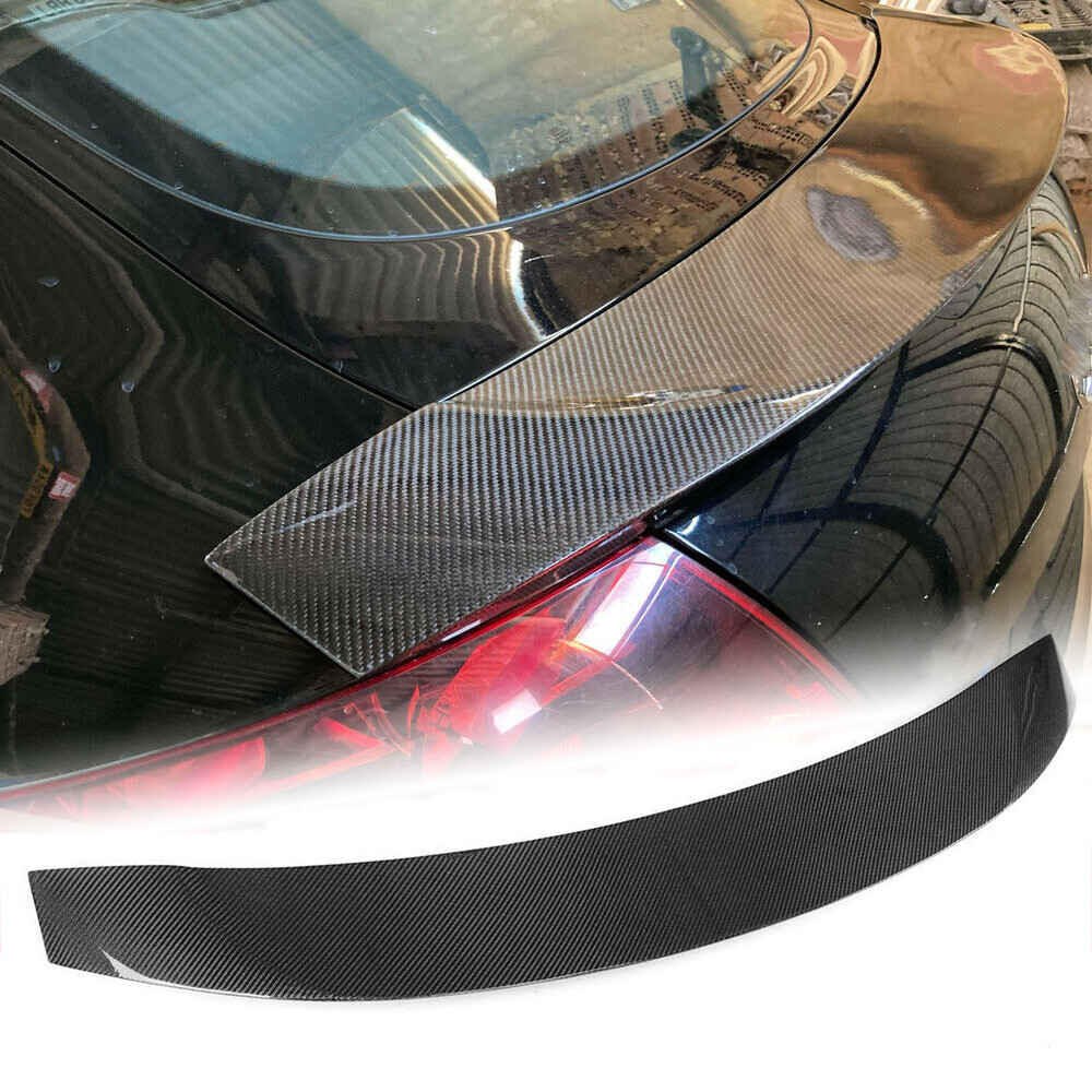For Audi TT TTS Sline Mk2 8J 08-14 Carbon Fiber Rear Trunk Spoiler Boot Wing Lip