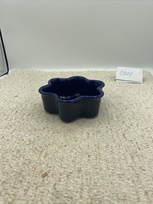 Chantal Blue Navy Hexagon Shape Bakeware 1 Cup 93-DA12 Bake Freeze Microwave