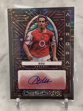 2022 Panini Obsidian Aurora Autographs Edu #AA-EDU card