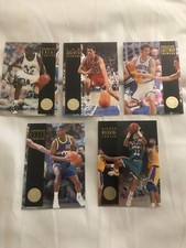 1993-94 Skybox Premium Basketball All Rookie Team 5 Card FOIL Insert Set - SHAQ