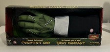 Gemmy Animated Crawling Hand Arm Sound Activated Halloween 3AA are spent