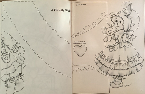 1989 Paperback #8428 Bunnies, Bows & Love by Donna Spiegel Painting Projects - Picture 6 of 9
