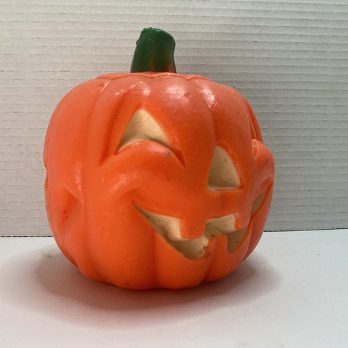 Halloween Jack-o-Lantern Candle by Gurley Suni Vintage 1970s READ 5.5” Spooky - Picture 14 of 24