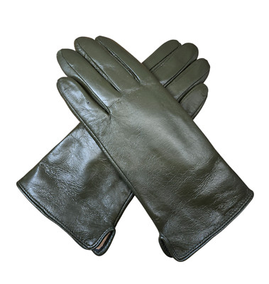 Damen Frauen weiche Premium hochwertige Echtleder Handschuhe Winter komplett gefüttert