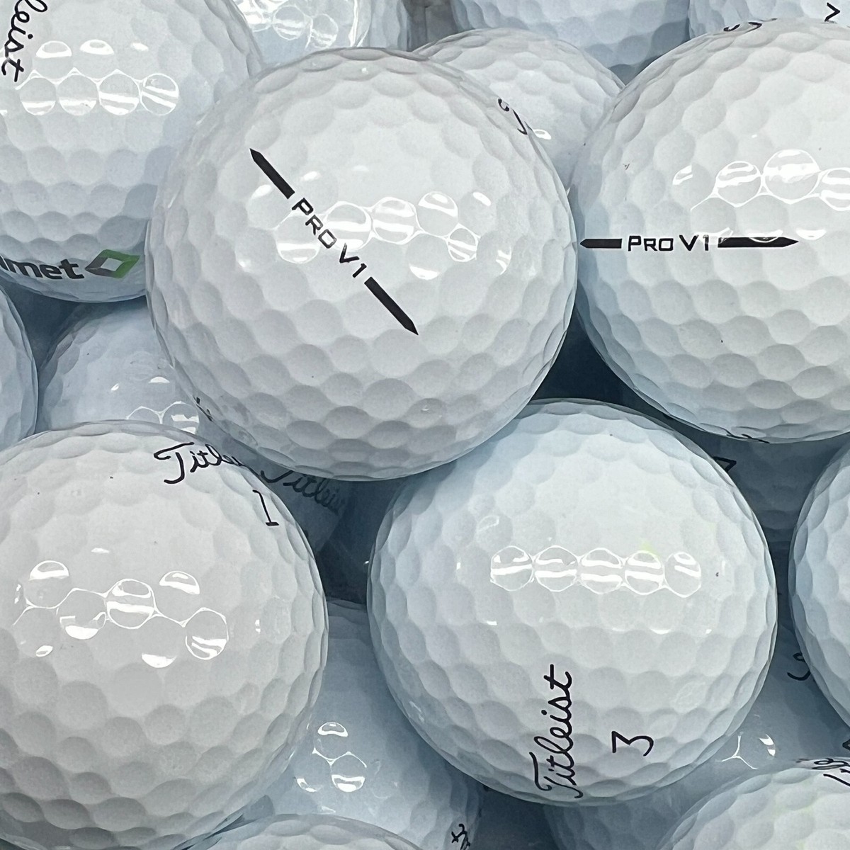 36 Titleist Pro V1 2025 AAAAA Mint Used Golf Balls - 5A Pristine