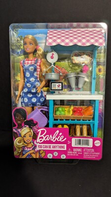 BARBIE YOU CAN BE ANYTHING FARMERS MARKET DOLL AND PLAYSET | eBay