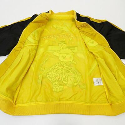 Hanshin Tigers x Nissin Chicken Ramen collaboration Jacket Yellow