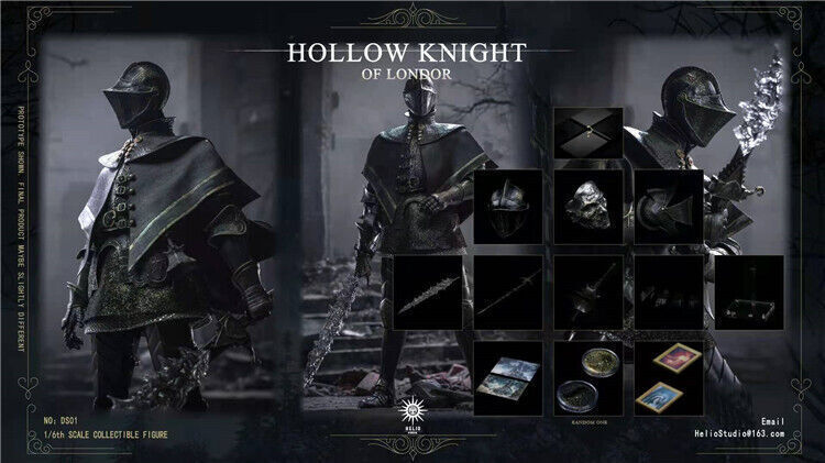 New Helio Studio DS01 Hollow Knight of Londor 1/6 Action Figure