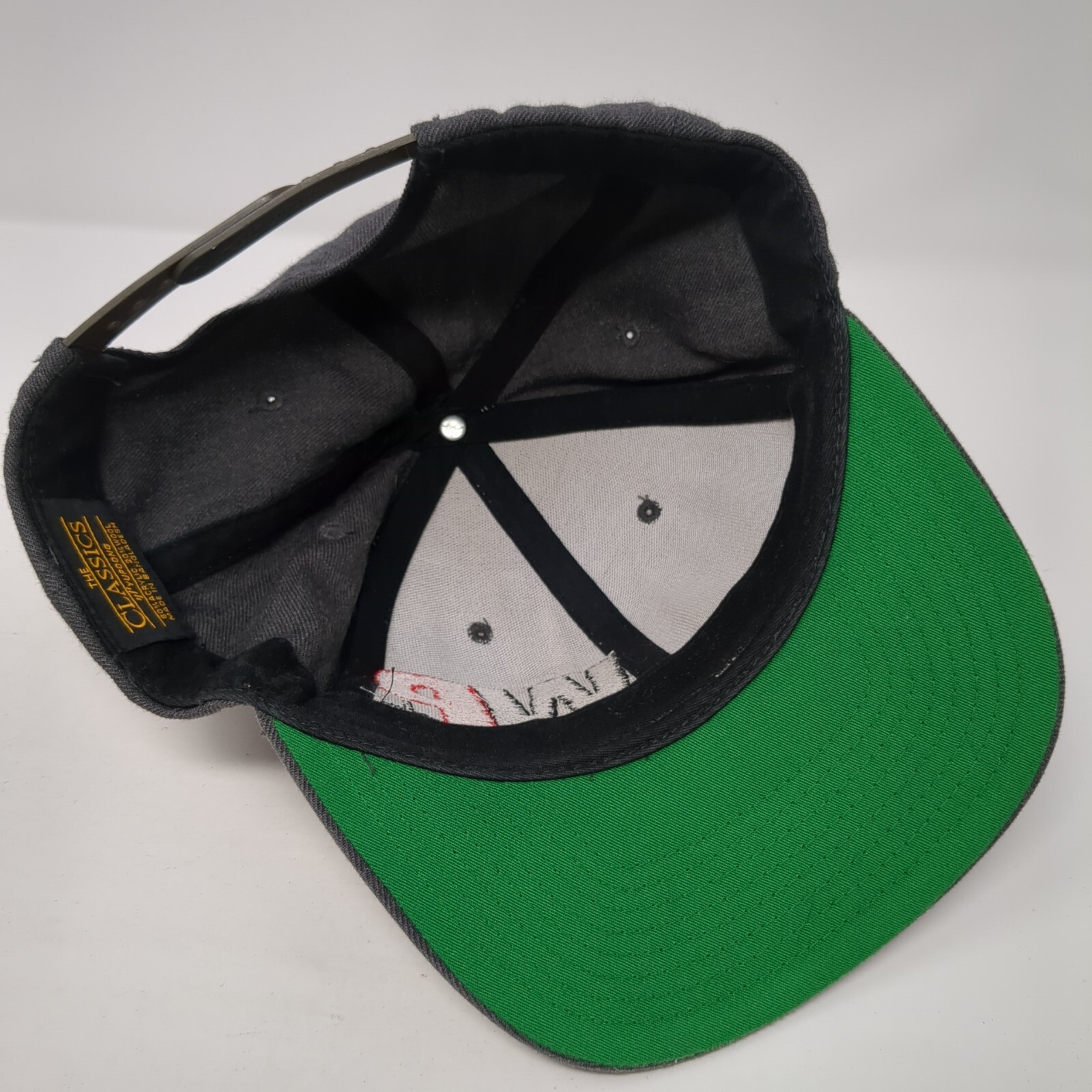 WP+ Snapback Hat Gray One Size Adjustable Solid T… - image 6