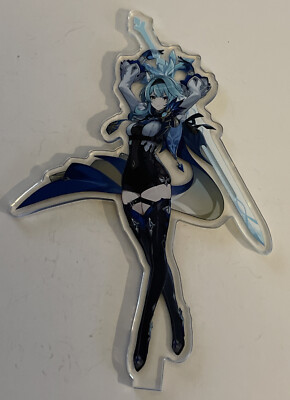 Eula Genshin Impact Version Acrylic Stand Topper Anime Figure