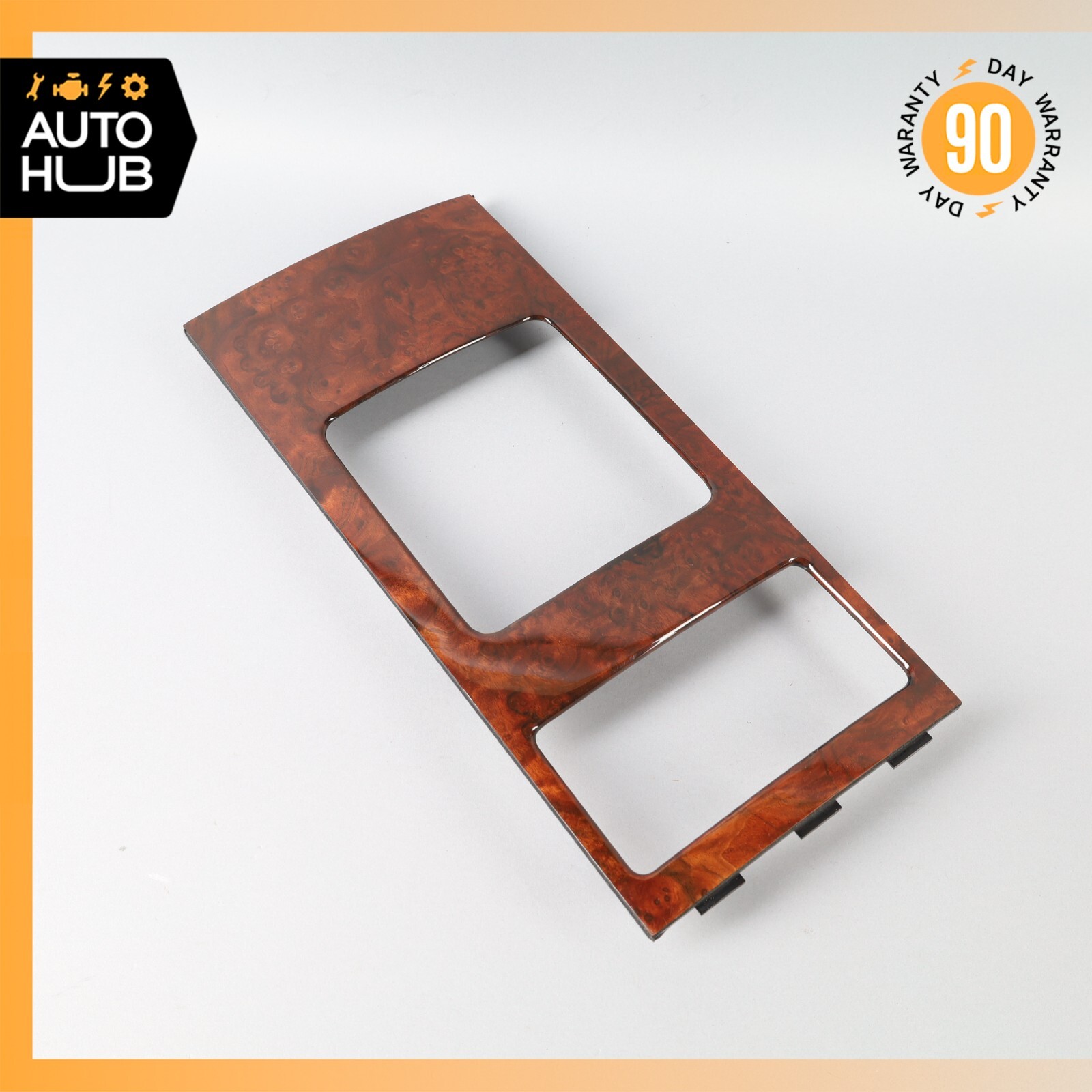 03-10 Bentley Continental GT Coupe Rear Center Console Trim Bezel Wood OEM 31k