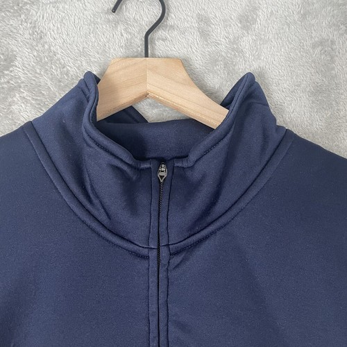 St Louis Rams Pullover Mens 2XL Vintage Reebok 1/4 Zip Sweater Gold Navy - Picture 4 of 18