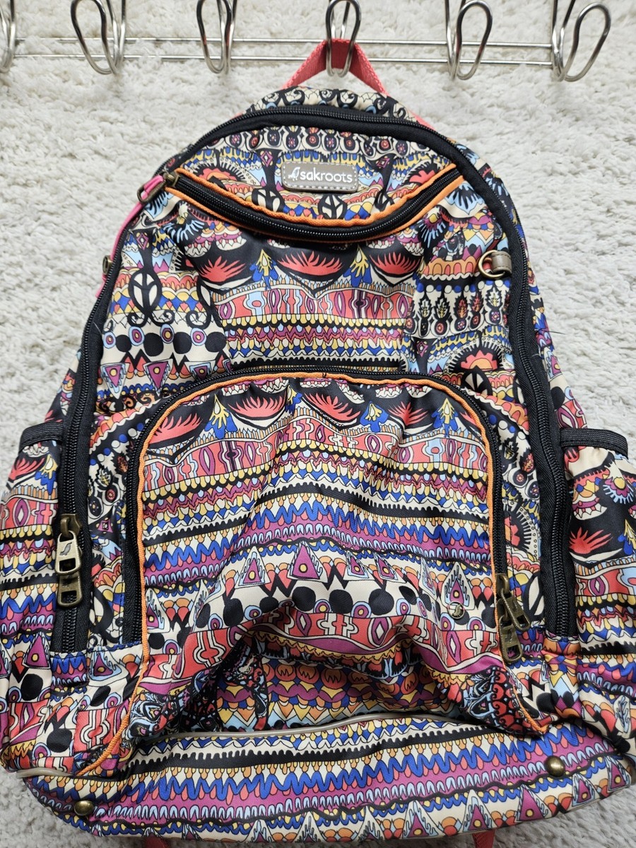 Sakroots Artist Boho Backpack Peace Colorful Multiple  display picture 2