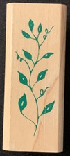 Rubber Stampede Posh Impressions Small Ivy Branch Rubber Stamp
