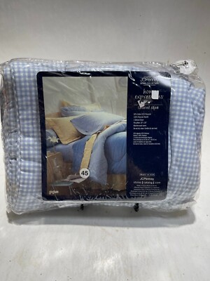 Home Expressions Tailored Standard Sham Checked JC Penney Fits 20 x 26  Pillow