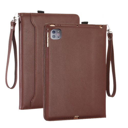 New Hanging rope flat leather cover multifunctional wallet holder - Picture 23 of 24