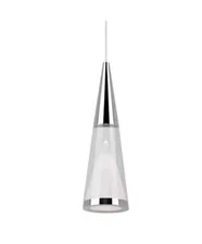 Polished Chrome Mini Pendant Hanging Light Fixture