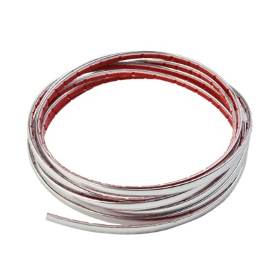 Silberne Chromstreifen Autotürkantenschutz Stoßstangenleiste Trim 6mm*3meter