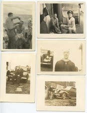 AMERICAN SAILORS/U.S. SERVICEMEN LOT OF VINTAGE PHOTOS