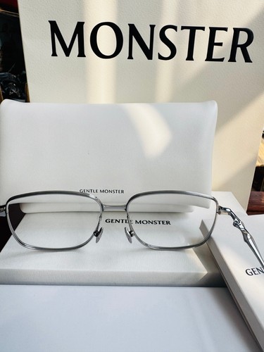 New Gentlemonster Sunglasses BOLD - Academya 02 Silver Frame Clear Lenses - Picture 12 of 20