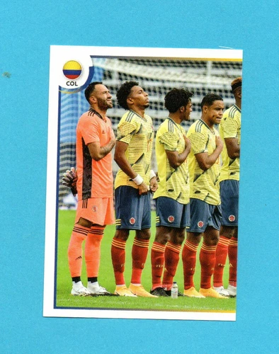 COPA AMERICA 2021-PANINI-Figurina n.COL02-COLOMBIA-SQUADRA/TEAM-1/2 -NEW VELINA